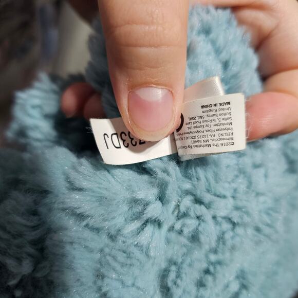 Manhattan Toy 2 Set lot Plush Dinosaurs Little Jurassics Stegosaurus T Rex Blue - Picture 9 of 9